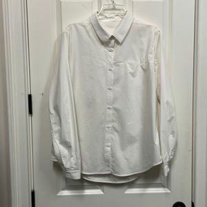 Lululemon Women’s Sz10 Oxford Athleisure Wear to Work post practice CYA